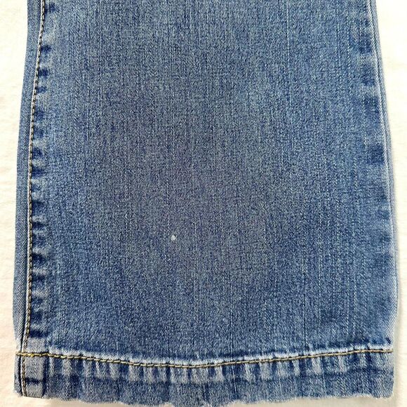TOMMY JEANS HILFIGER Y2K Blue Denim Low Rise Cargo Flare Bootcut Jeans Women's 1 - Picture 3 of 8